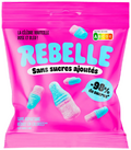 Bouteilles Rose et Bleu sans Sucres Ajoutés🍬Rebelle - Sachet de 50g
