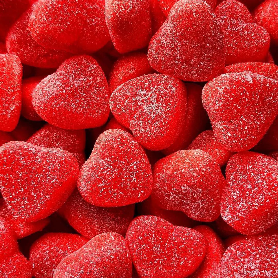 Cœur Fourrée Fraise Acide🍬 DAMEL - 100g