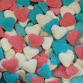 Cœurs mix Blanc Bleu Rose🍬  DULCEPLUS - 100g
